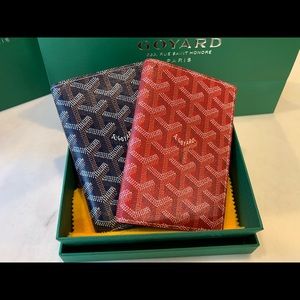 Goyard Passport Holder Wallet Navy